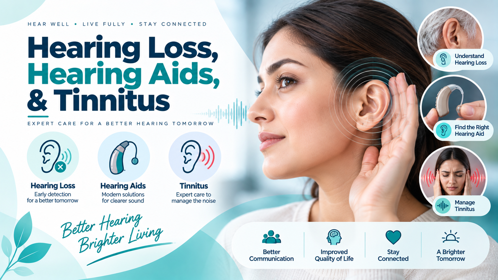 Hearing Loss, Hearing Aids, & Tinnitus
